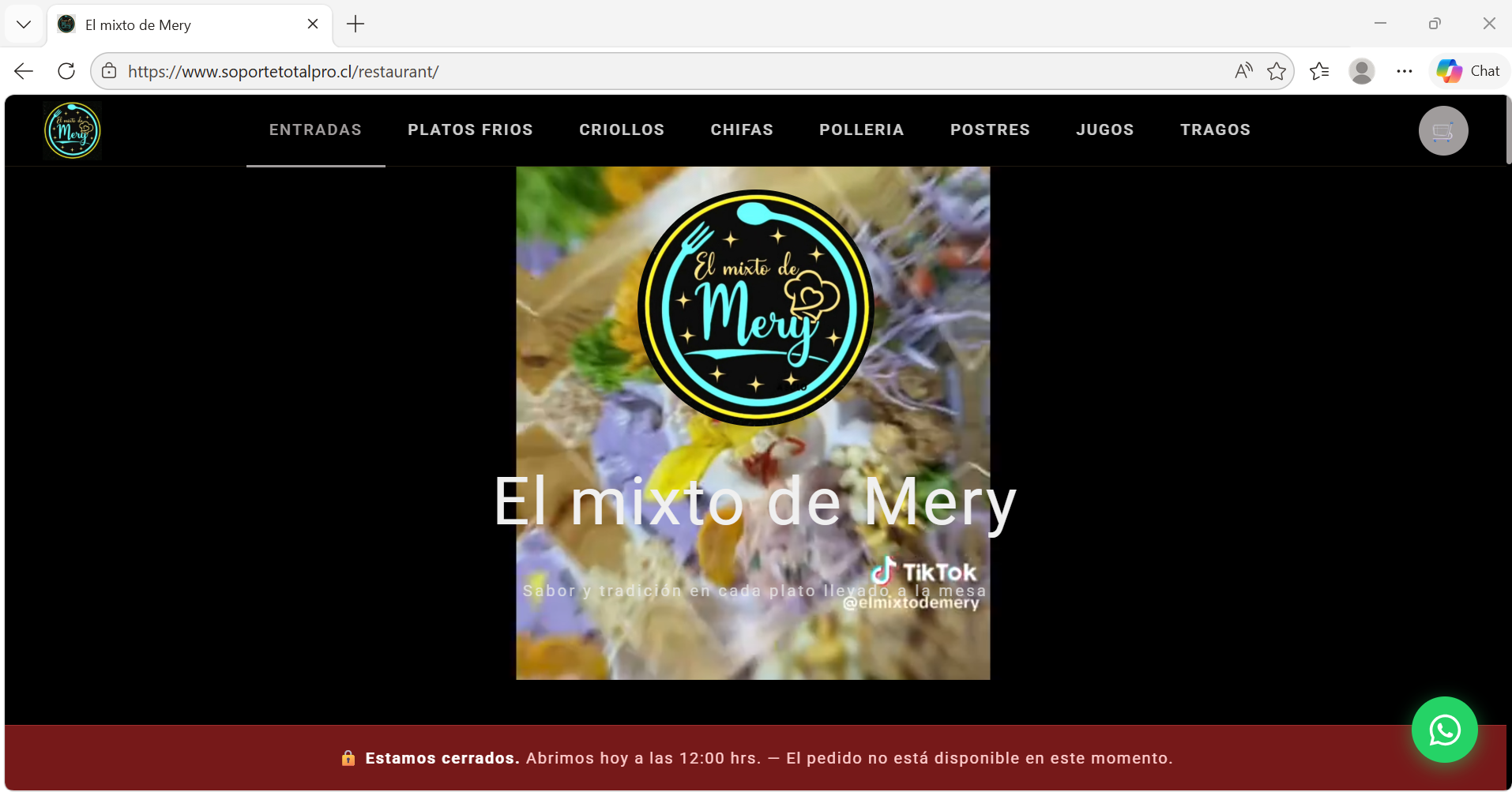 Ejemplo página web